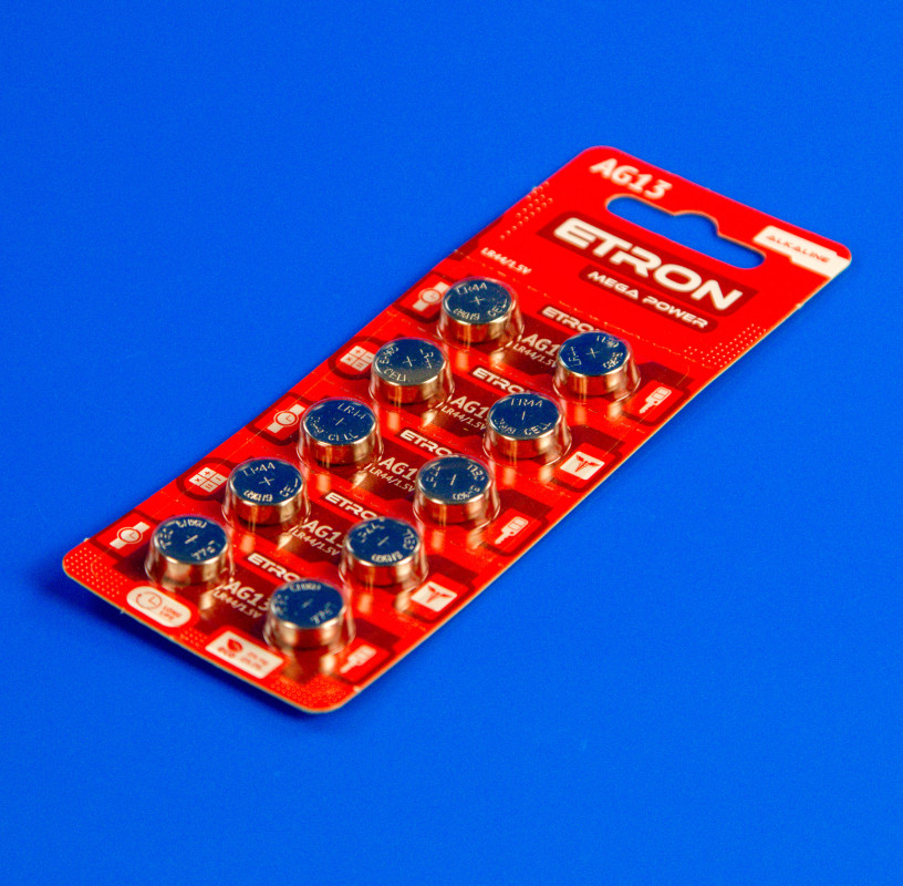 Etron Micro Alkaline LR44 (AG-13-C10) 10 шт