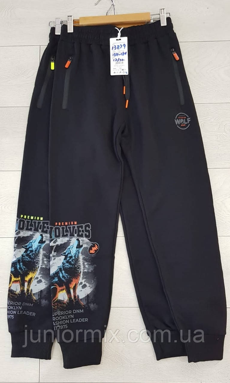 Підліткові теплі спортивні штани для хлопчиків гуртом 134-164 см