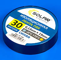Синя ізострічка Solar 19 мм x 30 м