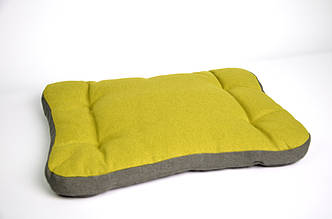 Лежанка для собак кішок маленьких середніх великих порід м'яке місце подушка Салатна