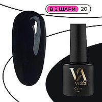 Гель-лак чорний Valeri 6мл №20