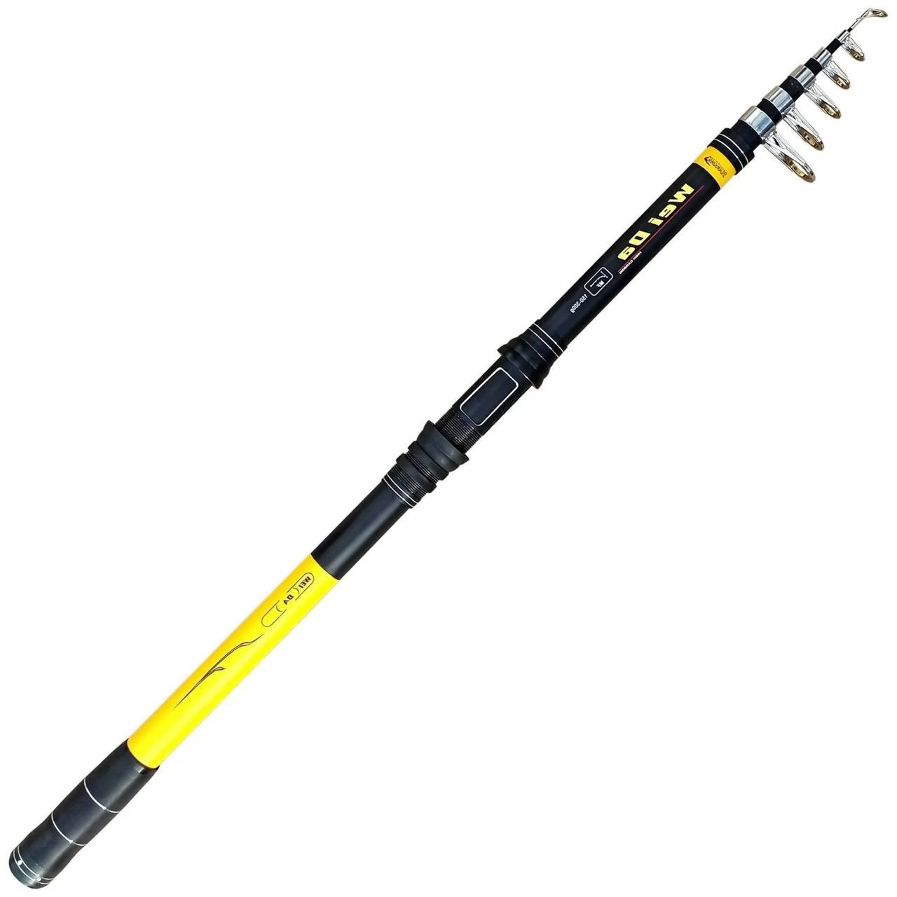 Коропове телескопічне вудлище Weida WD 2.4m (150-300 gr)