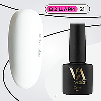 Гель-лак білий Valeri 6мл №21