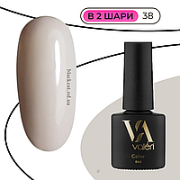 Гель-лак бежевий тілесний Valeri 6мл №38