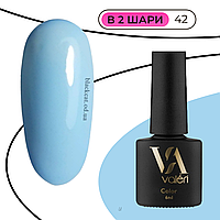 Гель-лак блакитний Valeri 6мл №42