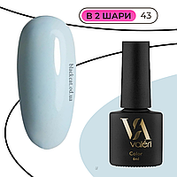 Гель-лак ніжно-блакитний Valeri 6мл №43