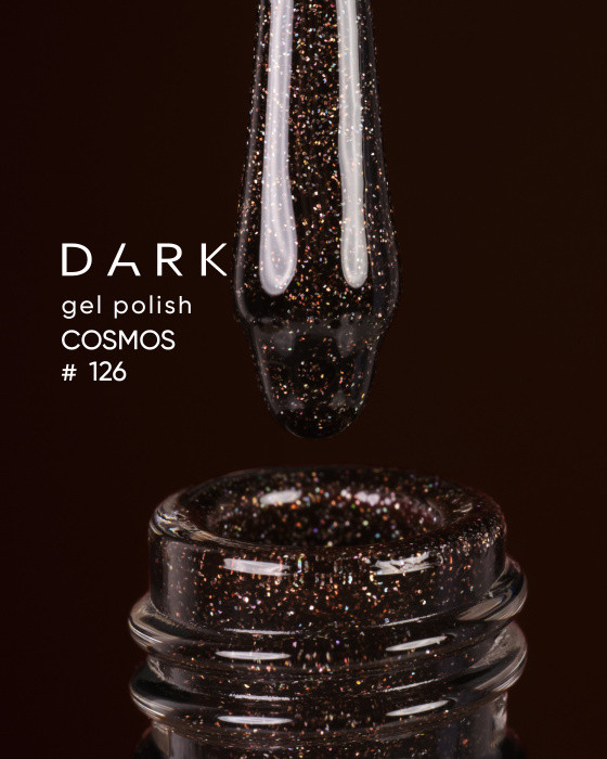 Dark gel polish 126, 10 ml