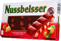 Шоколад молочный Nussbeisser с орехами 100г Германия