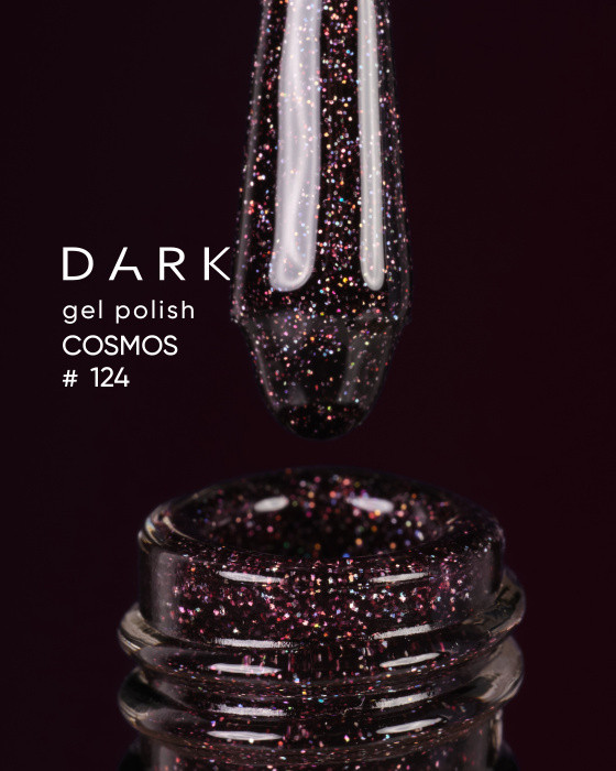 Dark gel polish 124, 10 ml