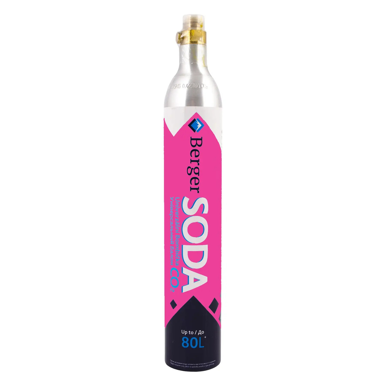 Балон Berger Quick Connect CO2 425g в упаковці для сифонів Berger/Sodastream