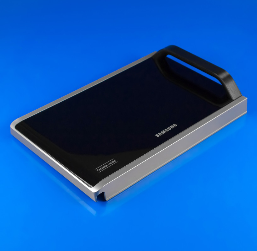 Передня панель дверей Samsung DE94-03556W для мікрохвильової печі, фото 1