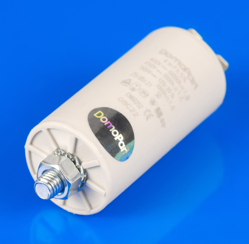 Конденсатор для холодильника 4 Mf 450V DomoPart, фото 1