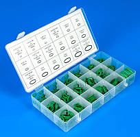 Набір зелених ущільнювальних кілець для кондиціонерів, 270 шт. (W-8085)