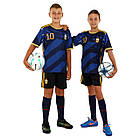 Форма футбольная детская с символикой футбольного клуба ARGENTINA SP-Sport CO-7189 XS-XL темно-синий, фото 10