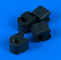 Комплект гумових прокладок для решітки плити (4 шт.)