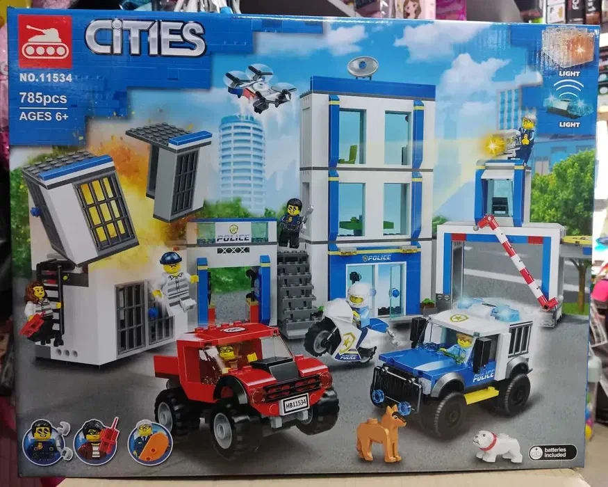 Конструктор 11534 Полицейский участок Поліція - 785 деталі City Police Station швидка відправка