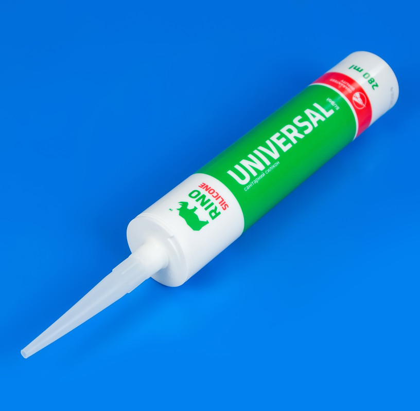 Герметик Силіконовий RINO 280ml Білий, фото 1