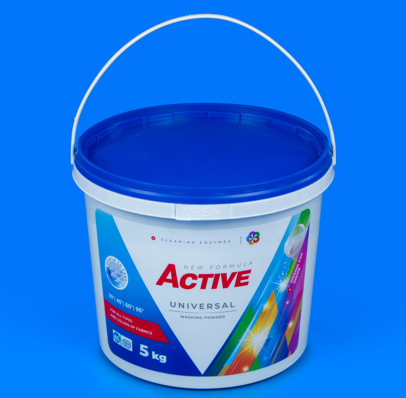 Універсальний пральний порошок CleanMaster 5 кг (відро)