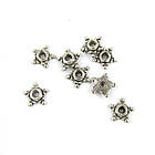 Обіймач для намистин Серебро 9мм 10шт KRS001-4, фото 2