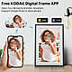 Цифрова фоторамка Kodak Smart RCF 1018 WiFi IPS 10.1 дюймів 32 Гб Чорний, фото 7