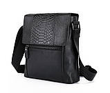 Чоловіча шкіряна сумка з клапаном Leather Collection (5062), фото 4