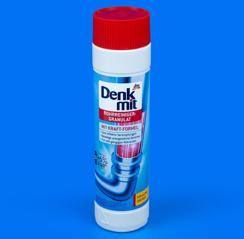 Гранульований очисний засіб для труб Denkmit, 600 г, фото 1