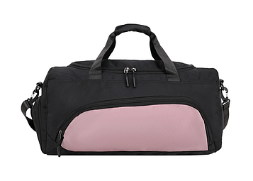 Сумка для спорту з кишенею для взуття 29л / Дорожня сумка з ремнем плечевим / Сумка для спорту / Сумка для подорожі Рожевий