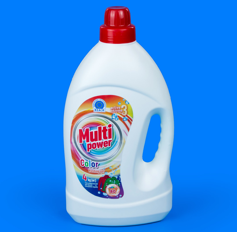 Гель для прання кольорових тканин Multi Color Care, 4 л