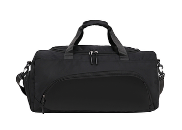 Сумка спортивна з кишенею для взуття 29 л | 50*24*24 Чорна