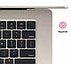 MacBook Air 15 Retina, Starlight, 512GB, 10 CPU / 10 GPU, 16GB RAM with Apple M4 (MW1K3), фото 3