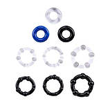 Набір рекційних кілець (3 шт.) чорний, фото 5