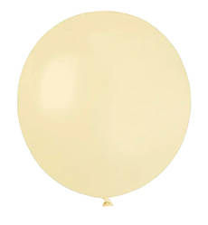 Повітряні кульки "Bowl" G19, Ø - 48 см, (10 шт.), Італія, колір - вершкове масло (без смуг)
