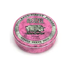 Чоловічий віск для волосся Reuzel Pink Heavy Hold Grease 340 г.