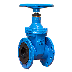 Засувка 30ч39р Ду 400 з гумованим клином EFEKT