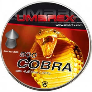 Кулі Umarex Cobra 4,5 мм 0,56 г (500 шт.)