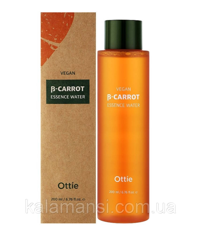 Тонер-есенція з морквою Ottie Vegan Beta-Carrot Essence Water 200мл