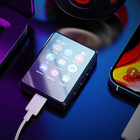 MP3 плеєр Rock Star M10 1.8" Bluetooth 5.2 Hi-Fi 64Gb із зовнішнім динаміком, фото 5