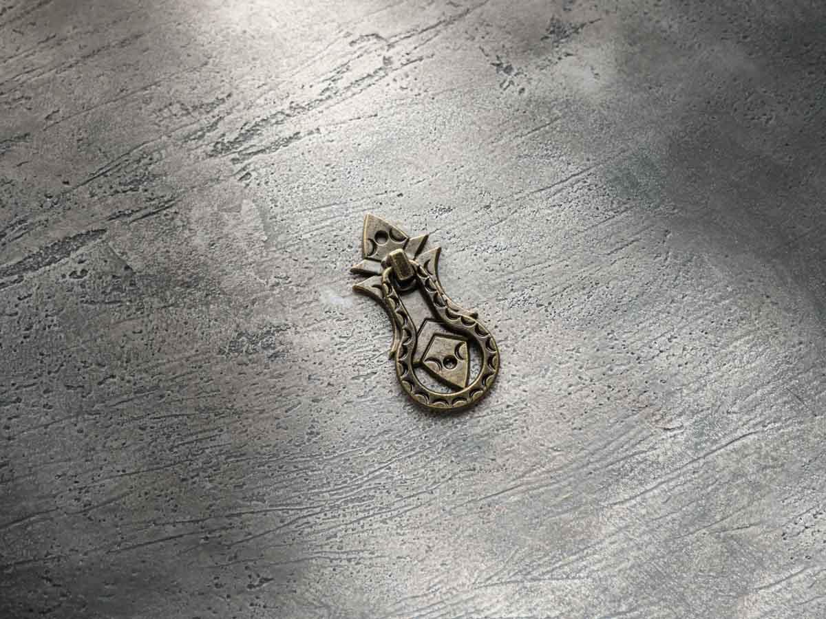 Фурнітура для меблів декоративна. 65х30мм, фото 1