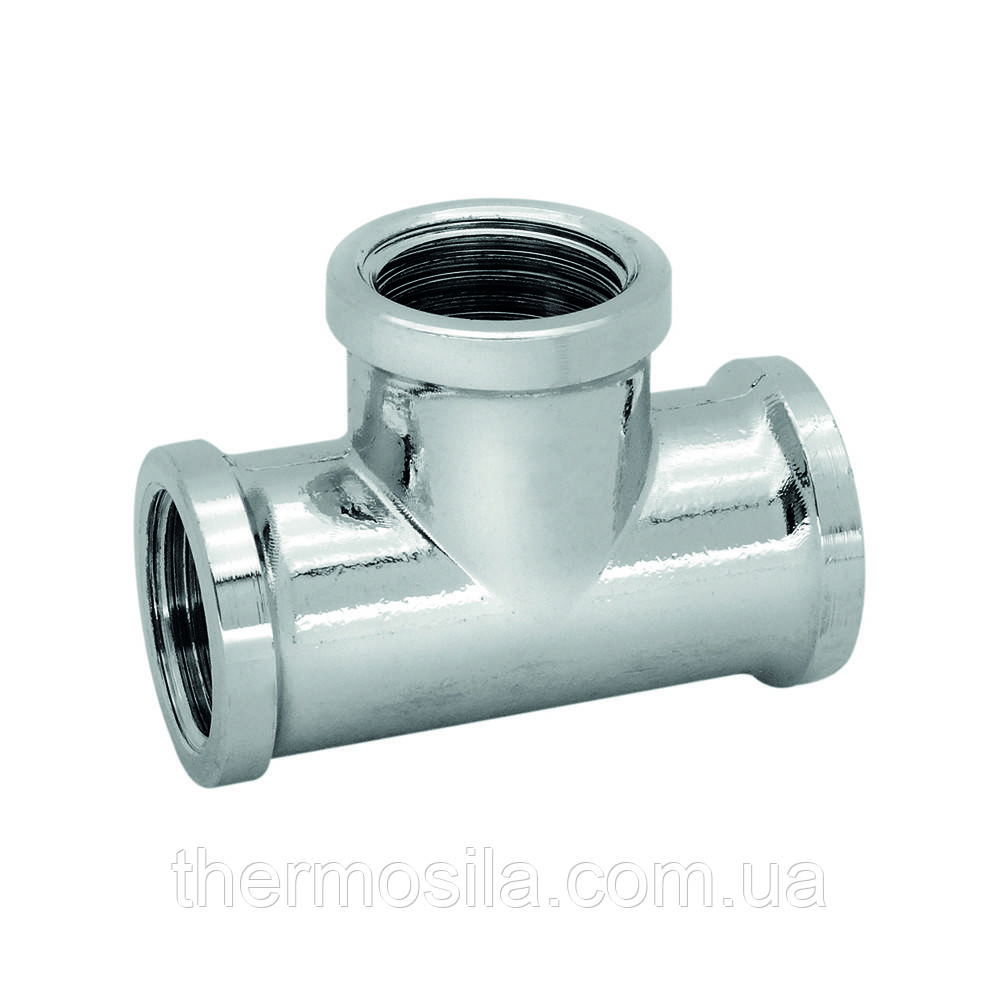 Трійник в/в/в хром Slovarm 1/2" (КЕ-506Cr)