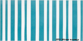 Pamesa Agatha 2-Lineas Turquesa 25x50