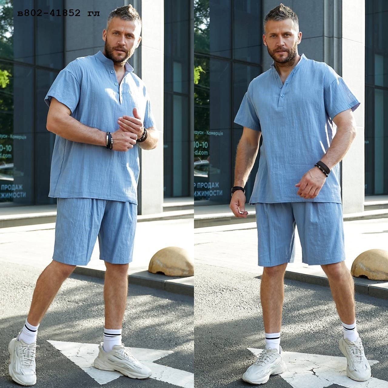 Костюм чоловічий лляний в802-41852 гл, фото 1