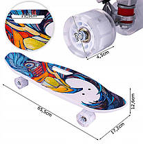 Скейтборд дитячий з підсвічуванням Malplay, фото 2