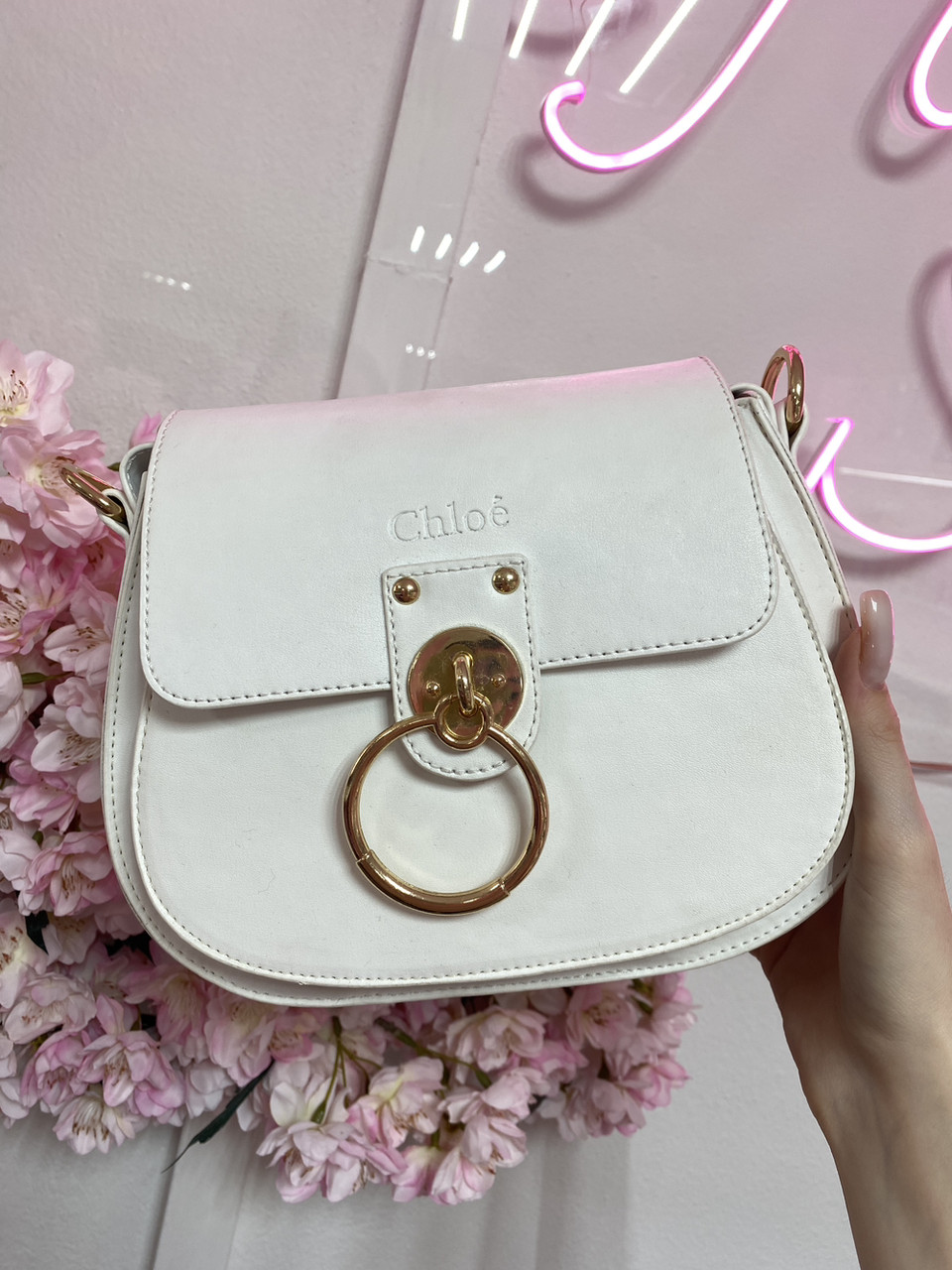 Сумка Chloe біла, фото 1