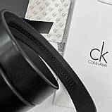 Шкіряний чоловічий ремінь з пряжкою автомат Ск (411), фото 5