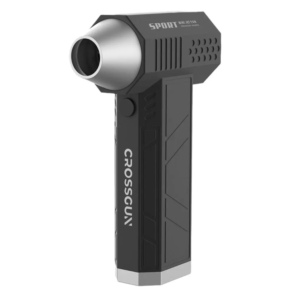 Потужний турбо-вентилятор Crossgun 12V 1500мАг 120000об/хв для чищення ноутбуків (Чорний), фото 1