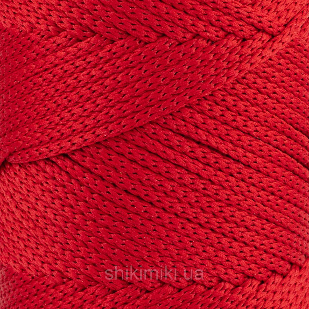 Шнур поліефірний Matte Macrame 3 mm, колір Червоний, фото 1