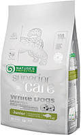 Корм сухой Natures Protection SC White Dogs G-F JUN. (S&MINI & BREEDS) Премиум для щенков др. пород с белой шерстью 1.5 кг