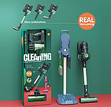 Пилосос-швабра дитячий з насадками та щіткою XG 2-31 A, фото 3