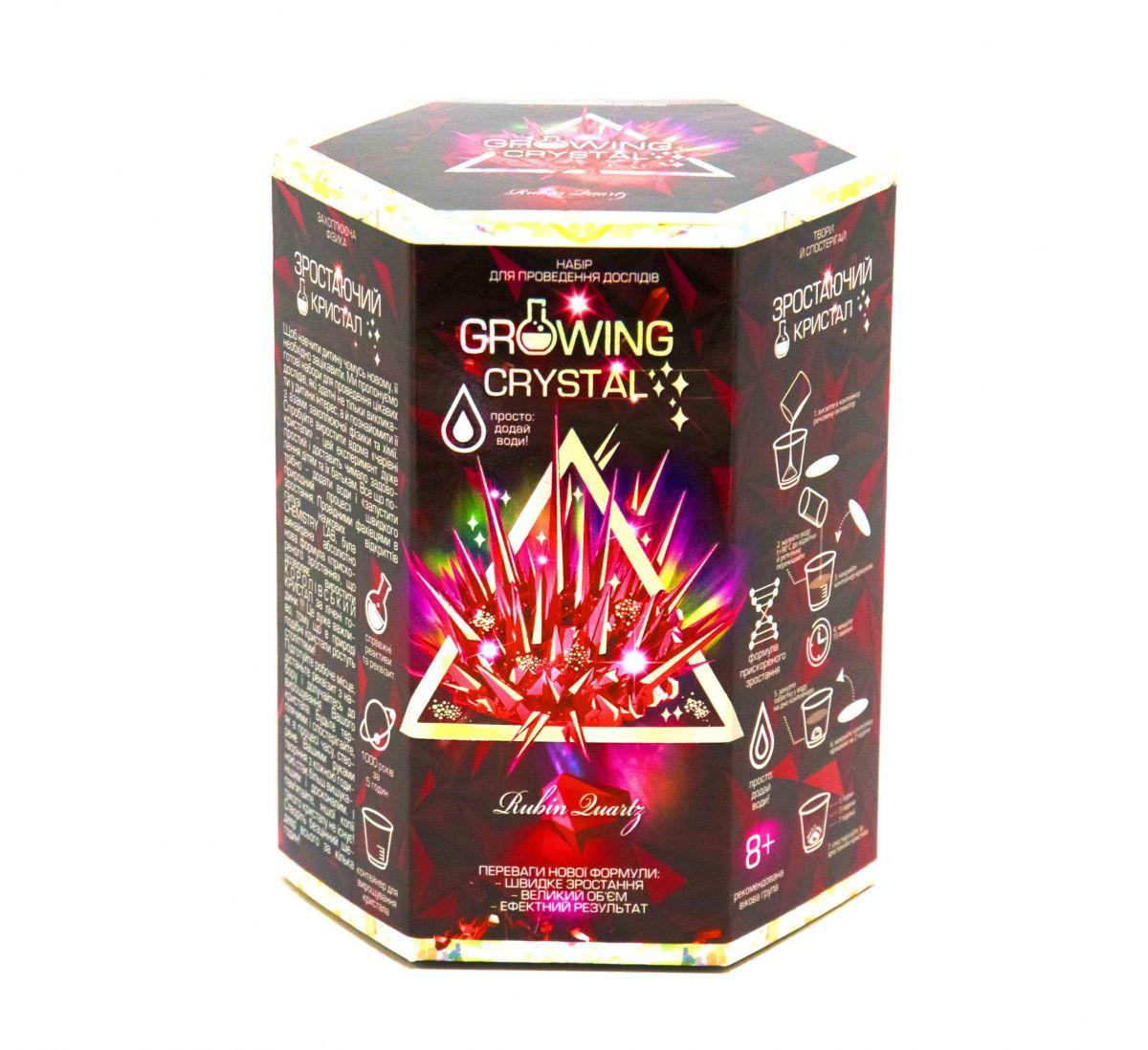 Набір для проведення дослідів.Рубін. "Growing Crystal" Dankotoys, фото 1