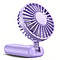 Портативний вентилятор на підставці, 5000 mah, від USB, Ліловий / Міні вентилятор акумуляторний, фото 3